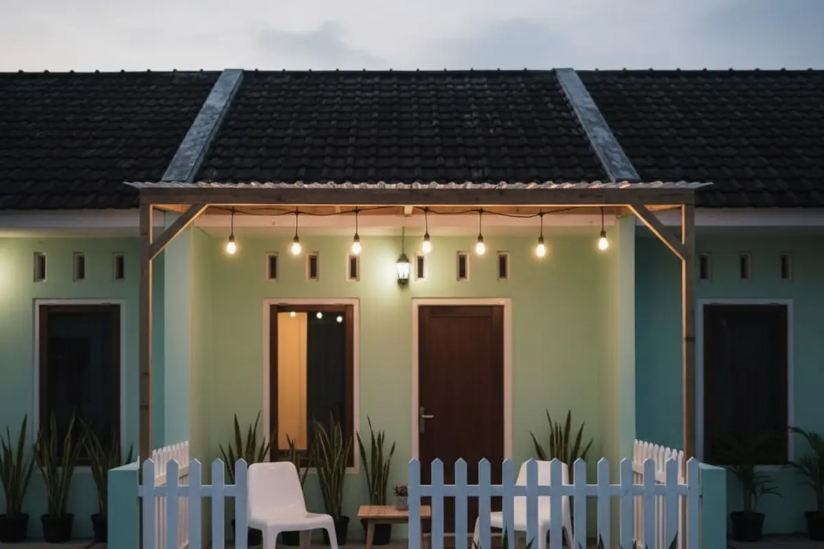 Inspirasi DesainTeras Mungil untuk Rumah Petak