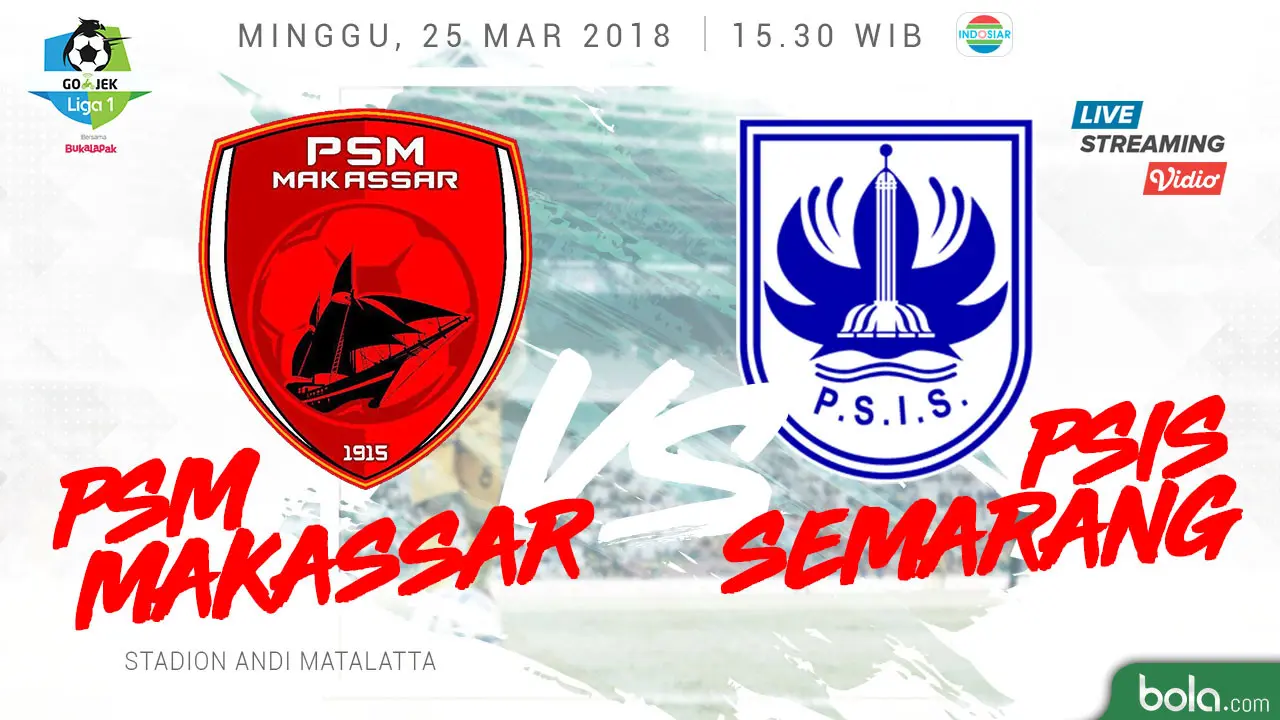PSM Makassar Vs PSIS Semarang