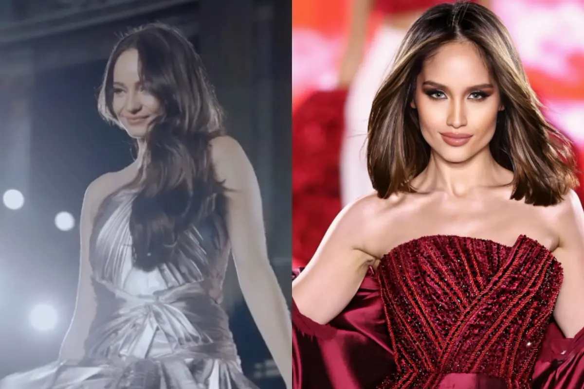 Gaya Comeback Enzy Storia dan Cinta Laura di Panggung Le Defile L'Oreal Paris, Tampil Bareng Kendall Jenner dengan Gaun Merah dan Silver