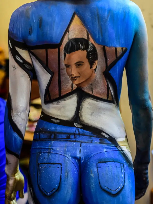 20151128-Lukisan tubuh body painting-Chile-AFP Photo
