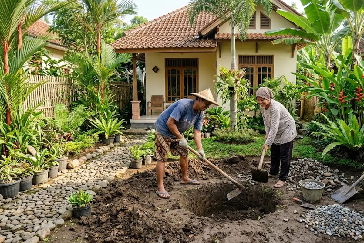 Cara Membuat Sumur Resapan Mini di Rumah untuk Atasi Banjir dan Jaga Air Tanah