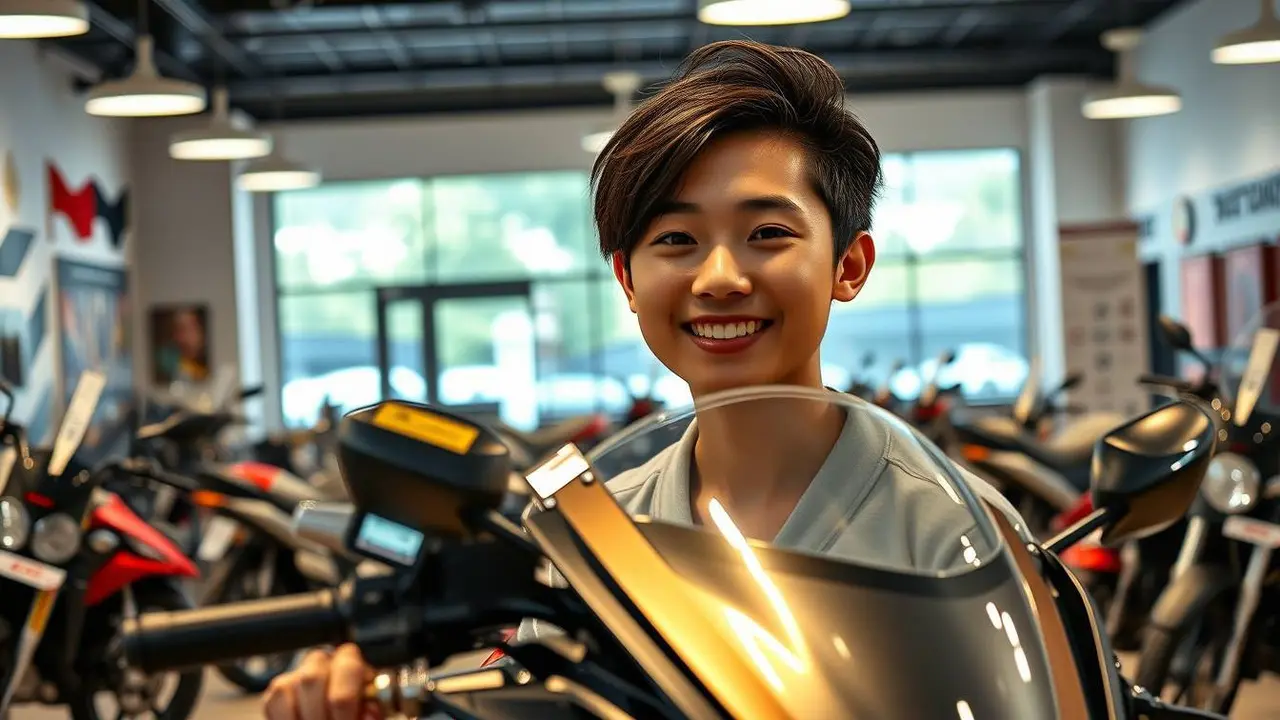 mimpi beli motor baru