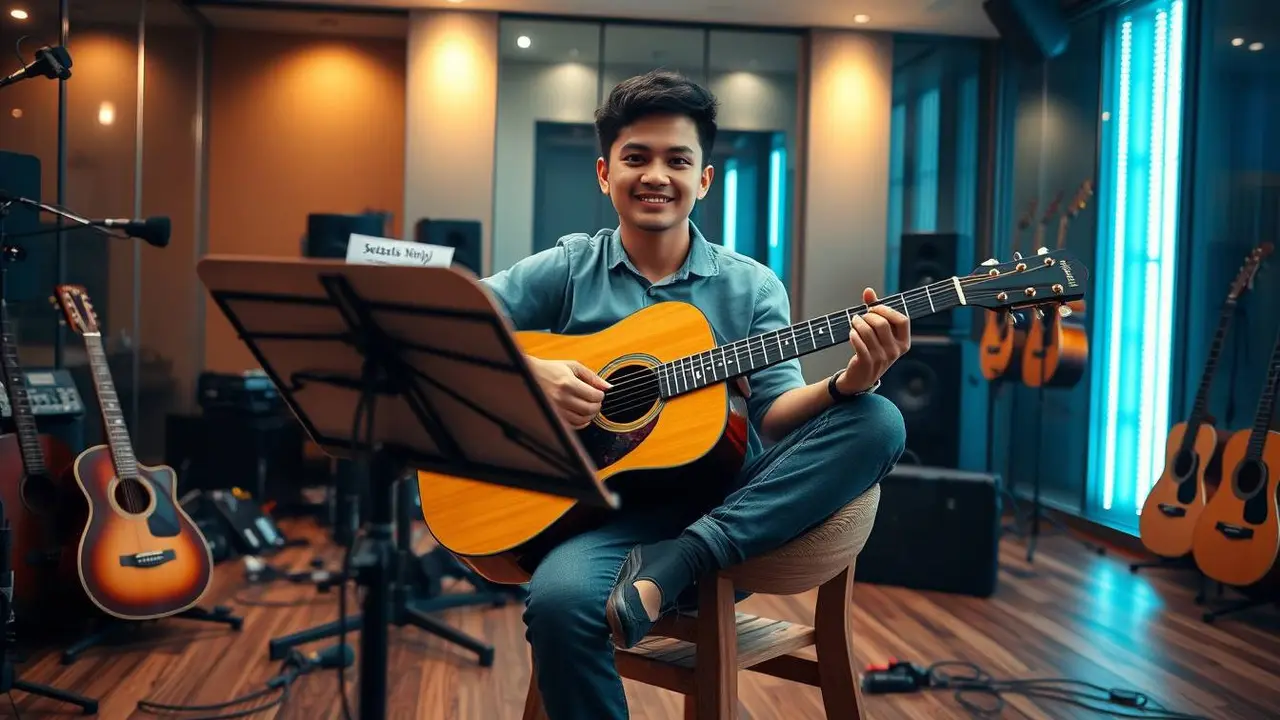 kunci gitar sebatas mimpi