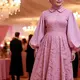 Rekomendasi Long Dress Brokat untuk Ibu-ibu 40 Tahun (Sumber Gambar: Meta AI)