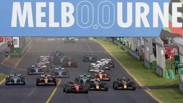 Foto: Aksi Charles Leclerc Saat Sabet Gelar Grand Slam Formula 1 Pertamanya di GP Australia