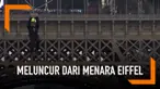 Bagaimana rasanya meluncur dengan tali sepanjang 800 meter dari menara Eiffel Paris? Berikut pengakuan salah seorang relawan yang berkesempatan menjajal aksi ekstrem tersebut.