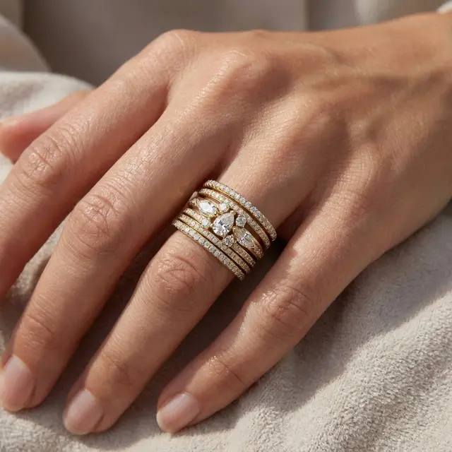Model Cincin Emas dengan Batu Berlian yang Tren di 2026