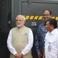 Presiden Jokowi bersama PM India melakukan kerja sama pertahanan dengan penandatanganan MoU antara Tata Motors dan Pindad (dok.PT Pindad)