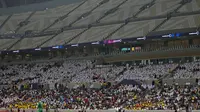 Ilustrasi sepinya stadion pada ajang Qatar Stars League. (MUSTAFA ABUMUNES / AFP)