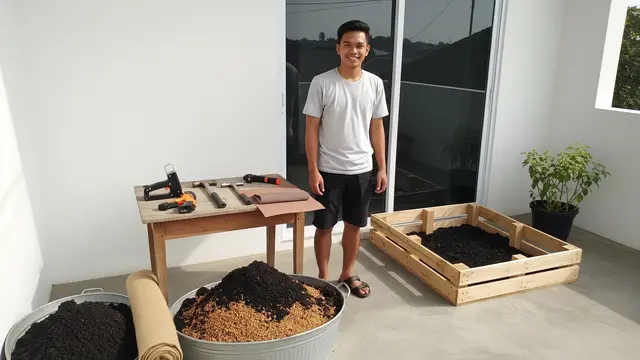 Cara Buat Kebun Sayur Mini dari Palet Bekas