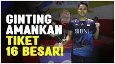 Berita video tunggal putra Indonesia, Anthony Sinisuka Ginting memastikan diri lolos ke babak 16 besar Indonesia Masters 2024 setelah kalahkan wakil Thailand Kantaphon Wangcharoen, pada Rabu (24/1/2024).