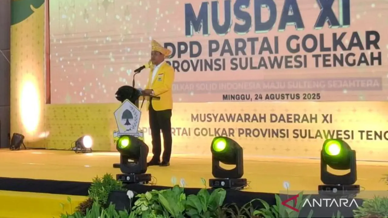 Bahlil membuka Musda Golkar Sulawesi Tengah di Palu