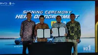 BYD Motor Indonesia terima order 10 ribu mobil listrik dari PT PLN (Persero) melalui subholding PLN Icon Plus. (Liputan6.com/Septian)