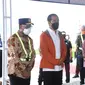 Presiden Joko Widodo saat meninjau Bandara Jenderal Besar Soedirman, Purbalingga, Jumat (11/6/2021)