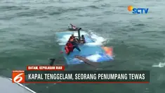 12 orang penumpang selamat dan seorang penumpang meninggal dunia.