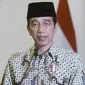 Presiden Joko Widodo (Jokowi) menyampaikan ucapan selamat kepada Nahdlatul Ulama (NU) di peringatan hari lahir (harlah) ke-95 salah satu ormas Islam terbesar di Indonesia tersebut pada Sabtu, 30 Januari 2021. (Biro Pers Sekretariat Presiden)