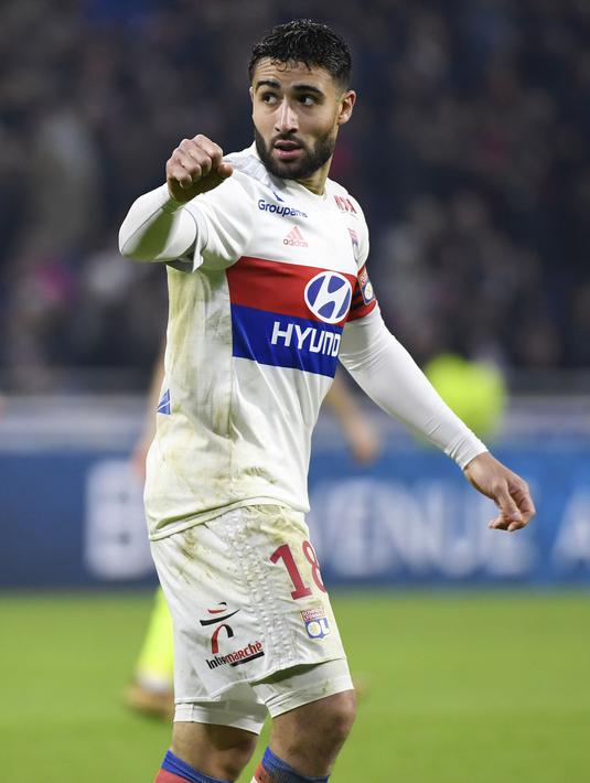 Total 23 gol membuat gelandang serang tersebut sebagai pencetak gol terbanyak bagi Lyon musim ini. Dengan status sebagai pemain kunci, Fekir dinobatkan masuk ke dalam skuad terbaik Ligue 1 2018. (AFP/Romain Lafabregue)