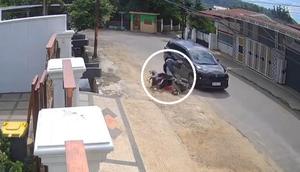 insiden ojek online jadi korban tabrak lari (Foto: Tangkapan layar Ardi Munthe)