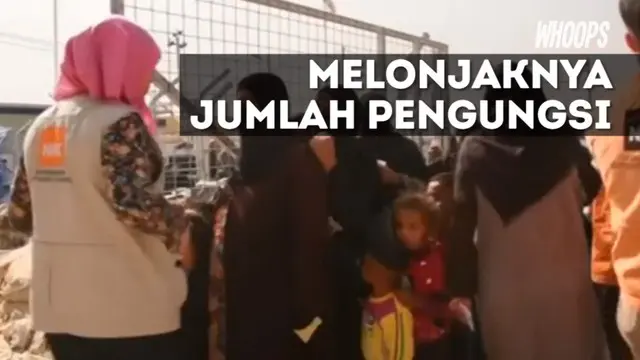 WHOOPS: Jumlah Pengungsi Melonjak Akibat Perebutan Kota Mosul dari ISIS