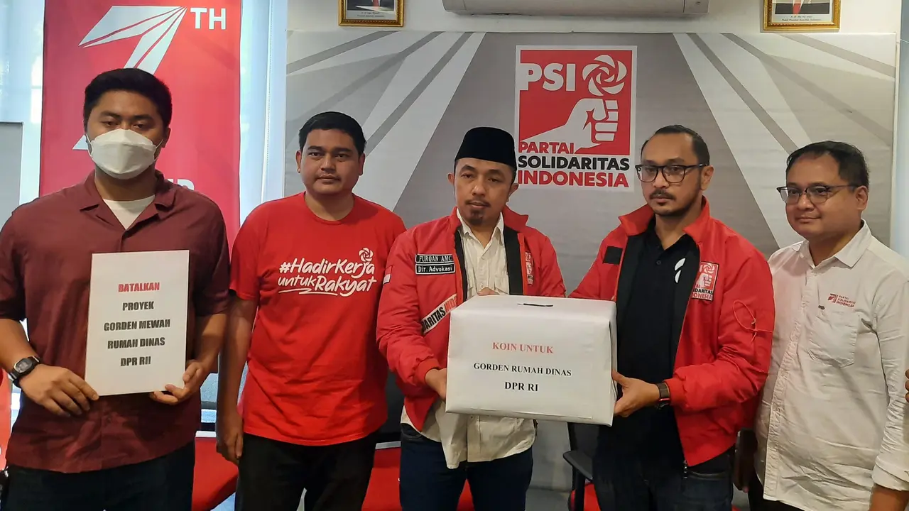 PSI Gelar Gerakan 'Koin untuk Gorden Rumah Dinas DPR