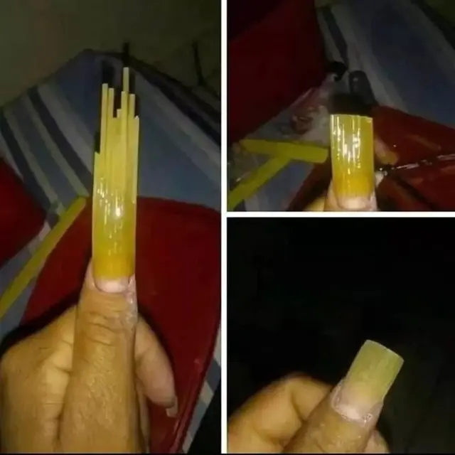 8 Potret Nail Art Ini Nyeleneh Banget, Tertarik Buat?