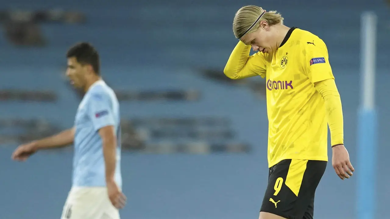 FOTO: Manchester City Susah Payah Taklukkan Borussia Dortmund di Liga Champions