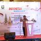 Suhajar saat membuka gelaran Indonesia Maju Expo & Forum 2022 bertajuk "Bangga, Cinta & Pakai Produk Indonesia" yang berlangsung secara daring dan luring dari Jakarta Convention Center, Kamis (26/5/2022).