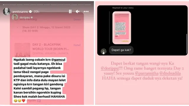 Cerita 6 Artis Berburu Tiket Konser Blackpink, Deg-degan hingga Nangis