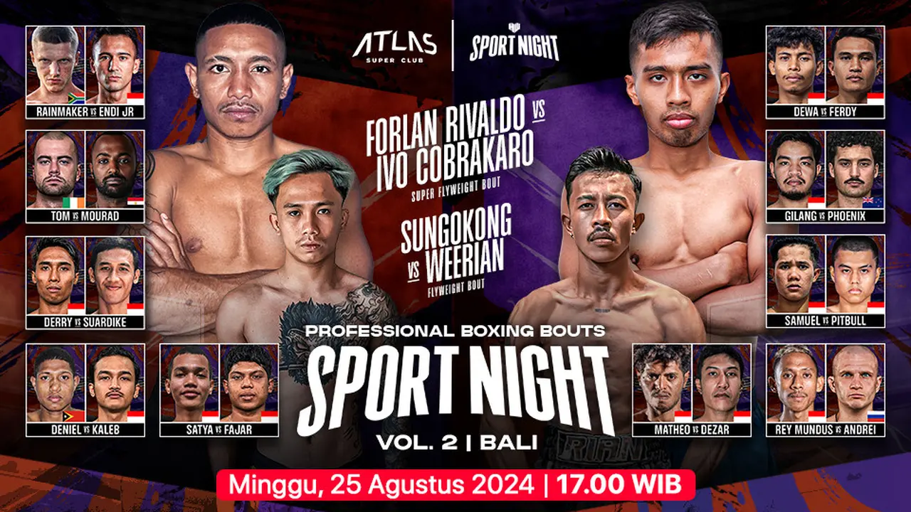 Live Streaming HW Sport Night Vol. 2 di Vidio