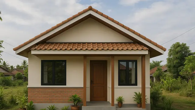 Model Rumah Sederhana tapi Elegan di Kampung