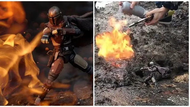 7 Realita di Balik Foto Bak Scane Film Ini Mengagumkan, Gunakan Action Figure