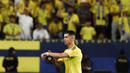 Sayangnya, mereka malah kebobolan pada menit ke injury time lewat gol bunuh diri kiper Bento. Skor imbang tersebut gagal membuat Al Nassr pastikan gelar juara lebih cepat. (AFP/Fayez Nureldine)