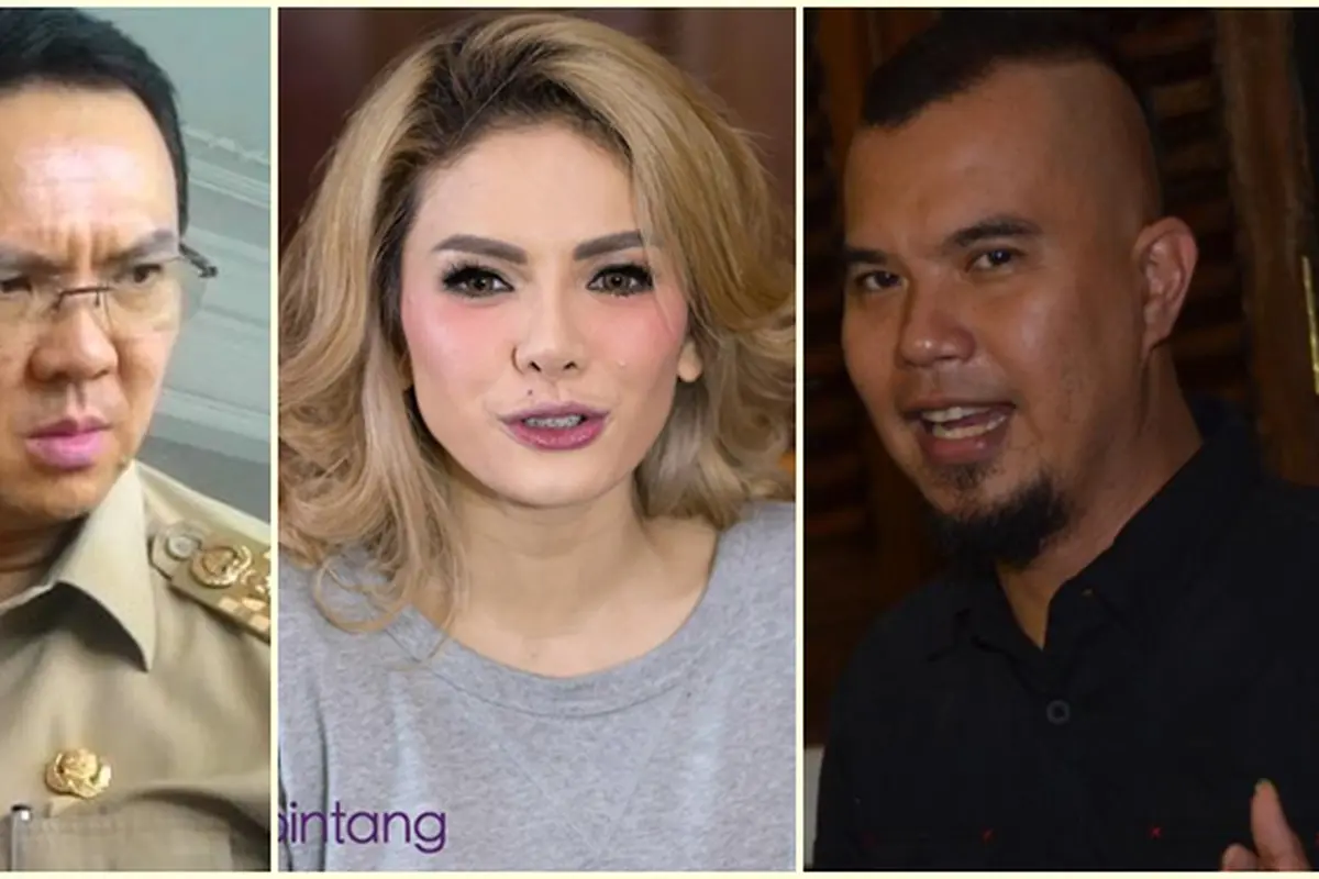 [Bintang] Ahok, Nikita Mirzani dan Ahmad Dhani