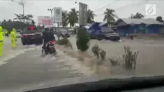 Jaringan listrik di beberapa wilayah dilaporkan sudah padam.