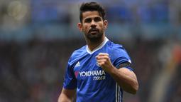 2. Diego Costa (66 juta euro) - Diego Costa dijual ke Atletico Madrid oleh Chelsea pada Januari 2018. Pemain asal Spanyol ini dilepas Chelsea dengan harga transfer 66 juta euro. (AFP/Paul Ellis)