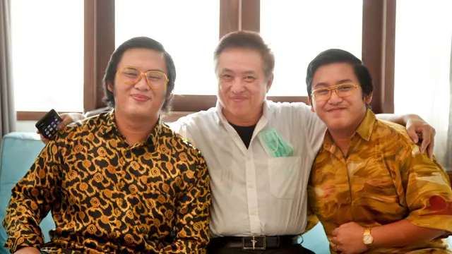 Casko Wibowo dan Ian Wibowo bersama Ferry Juan