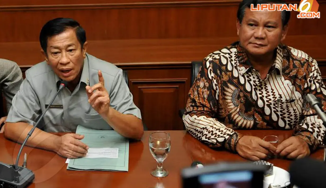 Sebagai ketua organisasi, Agum Gumelar mendukung niatan para purnawirawan yang maju menjadi Capres (Liputan6.com/Johan Tallo)