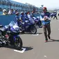 Para pembalap menempuh waktu dua jam di balap ketahanan Yamaha Endurance Festival 2019 (Liputan6.com/Helmi Fithriansyah)