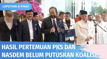 Presiden PKS, Ahmad Syaikhu bersama jajarannya mendatangi kantor DPP Nasdem di Gondangdia, Jakarta Pusat, pada Rabu (22/06) siang. Meski belum putuskan untuk berkoalisi, namun kedua partai menyepakati sejumlah hal untuk menuju pemilu 2024.
