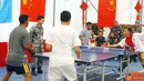 Citizen6, Lebanon: Pertandingan tenis meja ganda putra di Al Haniyah UN POSN 5-10, Lebanon Selatan.(Pengirim: Badarudin Bakri Badar) 