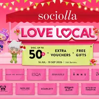 Lewat tema “100% Cantik Indonesia”, Sociolla mengajak masyarakat semakin bangga memilih dan mendukung brand kecantikan lokal. [Dok/Sociolla].