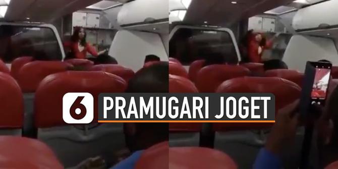 VIDEO: Viral Pramugari Joget di Dalam Pesawat