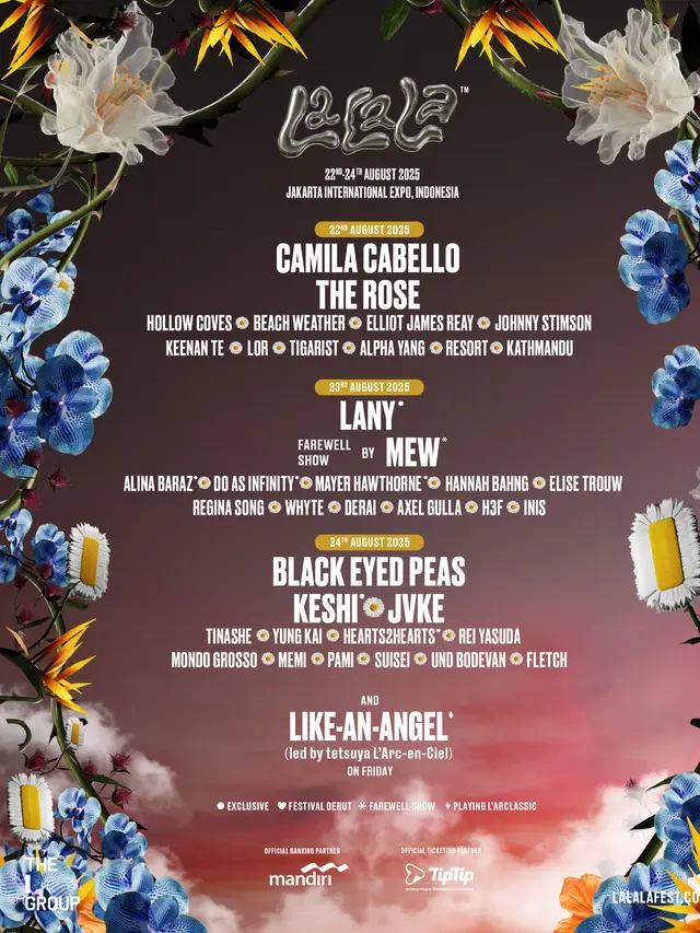 Poster full line-up LaLaLa Fest 2025. (Foto: Dok. Tim LaLaLa Fest 2025)