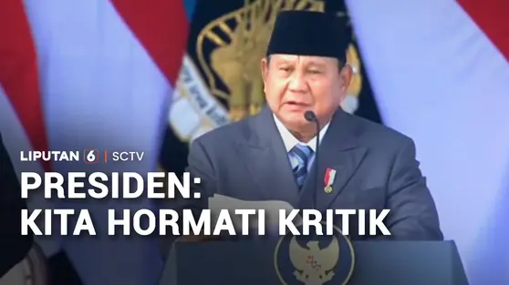 Prabowo: Kritik Harus Dihormati, tapi Jangan Merusak Persatuan Bangsa