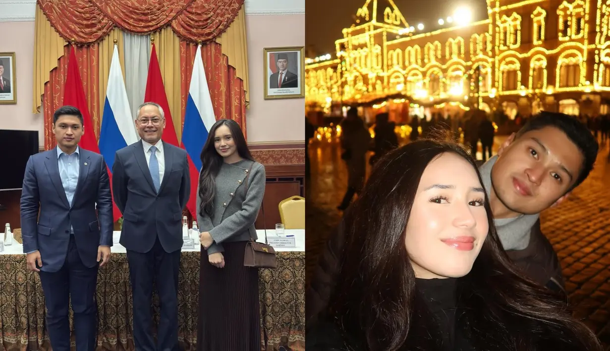 Beby Tsabina kembali terlihat modis saat habiskan akhir tahun di Rusia. Tak hanya liburan, ia pun dampingi suami hadiri sebuah konferensi di Rusia [@bebytsabina]