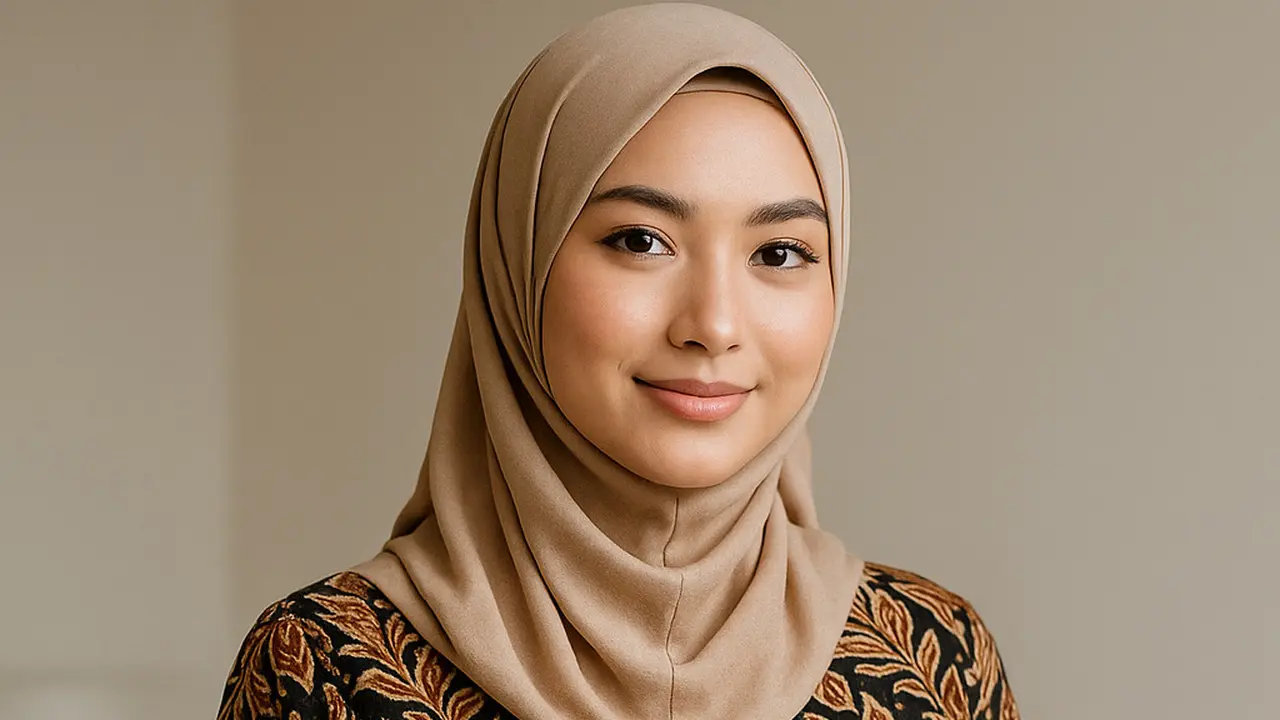 Model Batik Muslim Kekinian yang Bisa Dipakai Santai Sehari-hari/ Ilustrasi gambar oleh AI