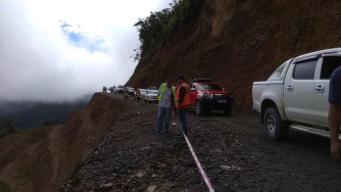 Tingkat kercuraman di Jalan Trans Wamena-Jayapura. (Liputan6.com/Katharina Janur)