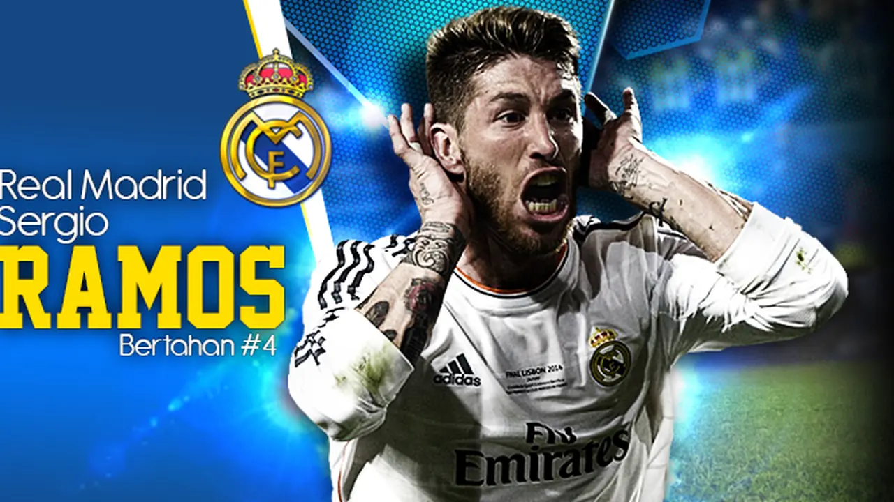 Ilustrasi Sergio Ramos