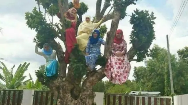 6 Potret Kompakan Baju Lebaran ala Netizen Ini Bikin Geleng Kepala