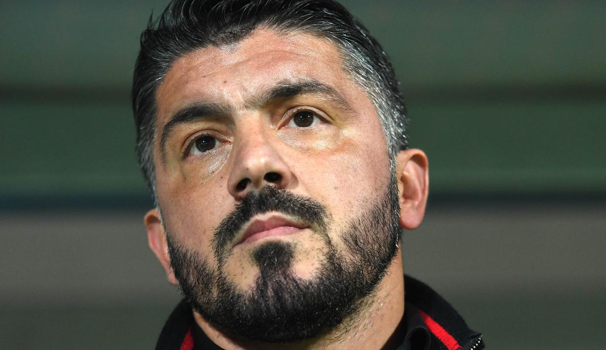 Pelatih AC Milan, Gennaro Gattuso (AFP/Stringer)
